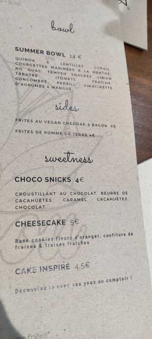 Desserts at Gurou Street Food in La Rochelle