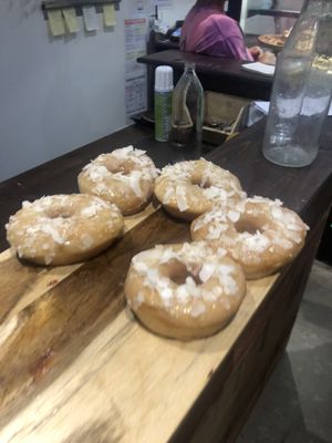 Home made donuts at Gurou Street Food in La Rochelle