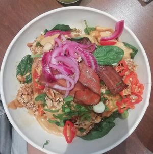 Cheesy Pancakes at Gurou Street Food in La Rochelle