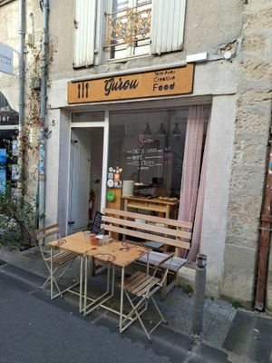 Outside one side at Gurou Street Food in La Rochelle