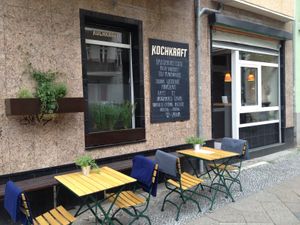 outside at Kochkraft in Berlin