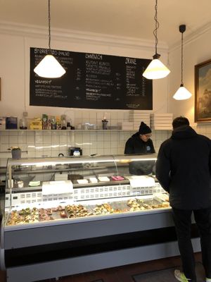 Seen from door  at Lillians Smørrebrød in Copenhagen