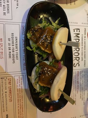 Tofu Baos   at Mr Hizola's in Burleigh Heads