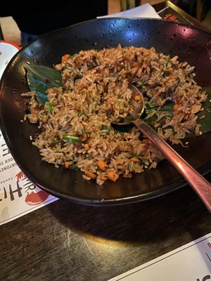 Fried rice   at Mr Hizola's in Burleigh Heads
