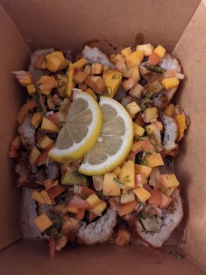 Half Moon Roll at Tane Vegan Izakaya in Honolulu