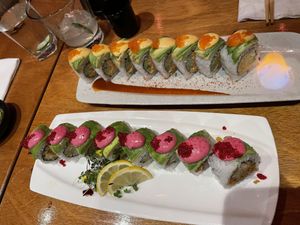 Sushi rolls at Tane Vegan Izakaya in Honolulu