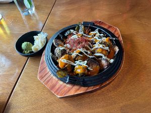 Brussel sprouts at Tane Vegan Izakaya in Honolulu