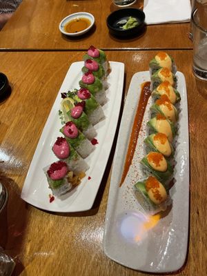 Sushi rolls at Tane Vegan Izakaya in Honolulu