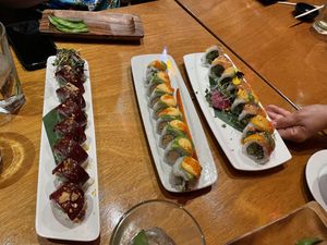 Sushi rolls at Tane Vegan Izakaya in Honolulu