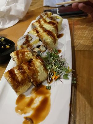 Sweet Potato Rolls  at Tane Vegan Izakaya in Honolulu