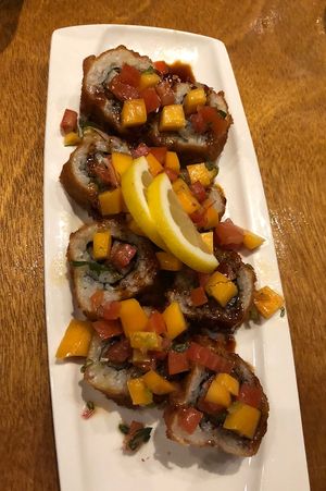 half moon 🌙  at Tane Vegan Izakaya in Honolulu