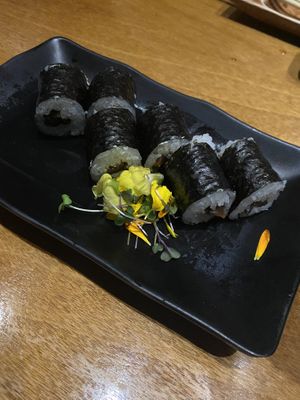 Shiitake rolls   at Tane Vegan Izakaya in Honolulu