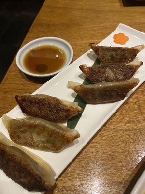 Gyoza  at Tane Vegan Izakaya in Honolulu