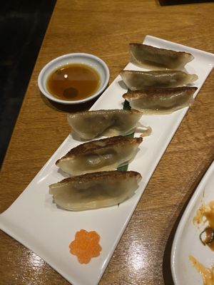 Gyoza   at Tane Vegan Izakaya in Honolulu