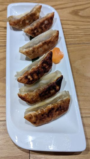 Gyoza at Tane Vegan Izakaya in Honolulu