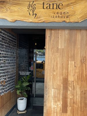   at Tane Vegan Izakaya in Honolulu