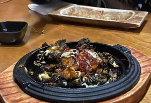 Crispy Brussel Sprouts!  at Tane Vegan Izakaya in Honolulu