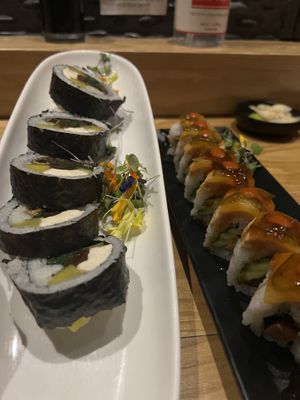 Maki and Reyes   at Tane Vegan Izakaya in Honolulu