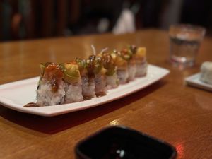 Point Reyes roll - very spicy, wasn’t my favorite but my husband loved it  at Tane Vegan Izakaya in Honolulu