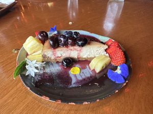 Cheesecake  at Tane Vegan Izakaya in Honolulu