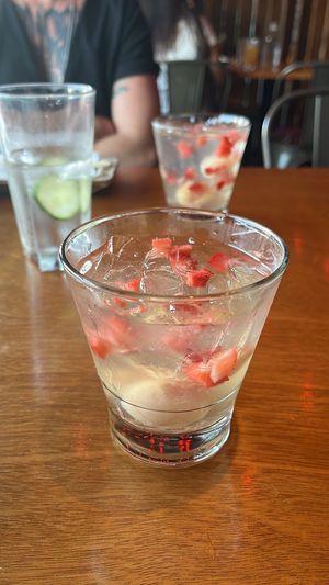 Lychee martini 🍸   at Tane Vegan Izakaya in Honolulu