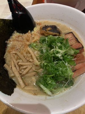 awesome ramen  at Tane Vegan Izakaya in Honolulu