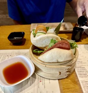 Vegan Bao  at Tane Vegan Izakaya in Honolulu