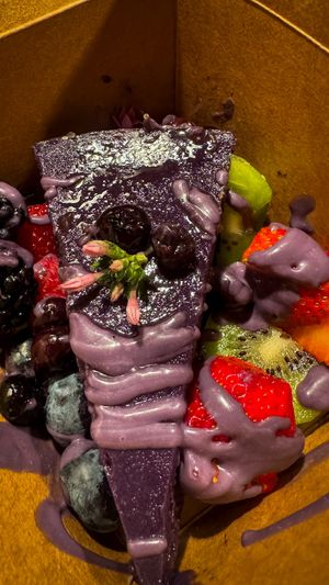 Ube cheesecake 🥹🥰😍🫶🙌👏  at Tane Vegan Izakaya in Honolulu