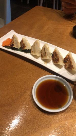 Gyoza at Tane Vegan Izakaya in Honolulu