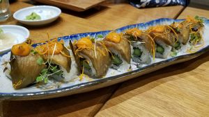 The Baker roll yum at Tane Vegan Izakaya in Honolulu