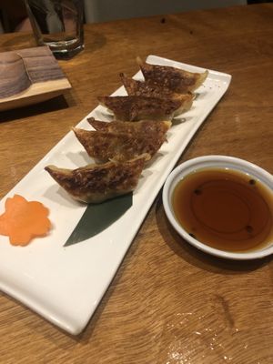 Gyoza at Tane Vegan Izakaya in Honolulu