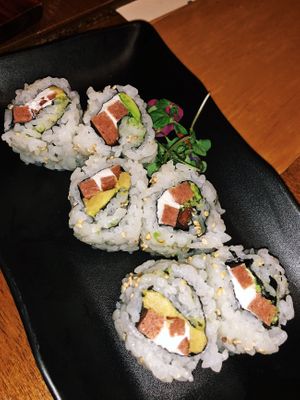 California roll  at Tane Vegan Izakaya in Honolulu