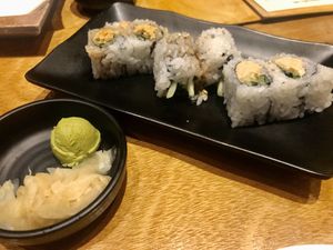 Sushi roll (cream cheese) at Tane Vegan Izakaya in Honolulu
