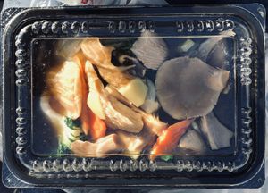  Sauteed Oyster Mushrooms with Chinese Greens at Lucky Creation Vegetarian in San Francisco