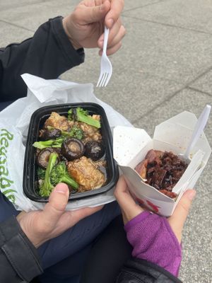   at Lucky Creation Vegetarian in San Francisco