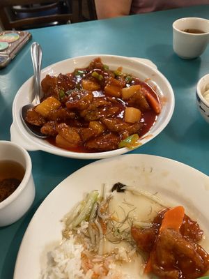   at Lucky Creation Vegetarian in San Francisco