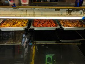 Gluten Puff sold by the pound at Lucky Creation Vegetarian at Lucky Creation Vegetarian in San Francisco