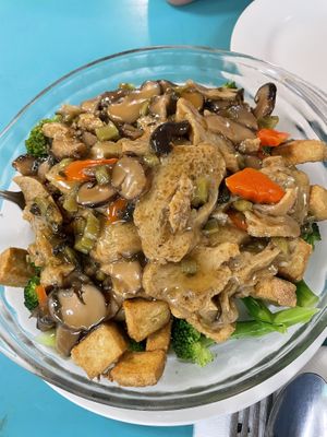   at Lucky Creation Vegetarian in San Francisco