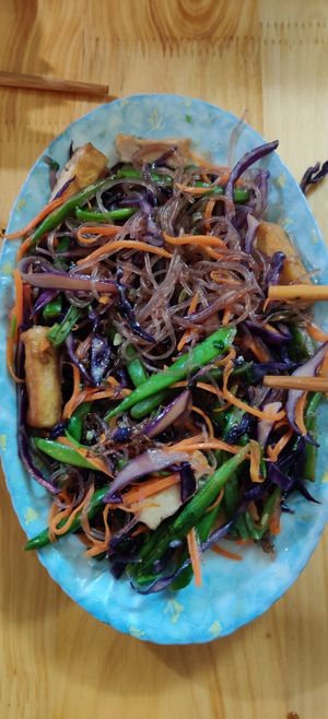 Noodles at Ginger Home in Sapa