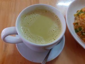 golden milk at Ginger Home in Sapa