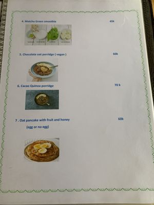 Menu page 3 at Ginger Home in Sapa