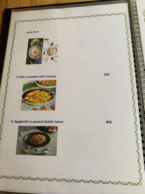 Menu page 4 at Ginger Home in Sapa