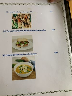 Menu page 9 at Ginger Home in Sapa