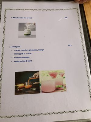 Menu page 13 at Ginger Home in Sapa