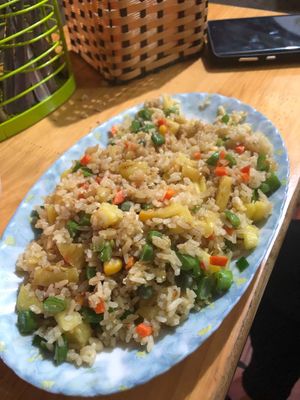 Pineapple fried rice at Ginger Home in Sapa