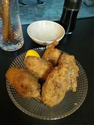 Vegan fried chicken. at Maruyama 丸山精进料理 in Shanghai