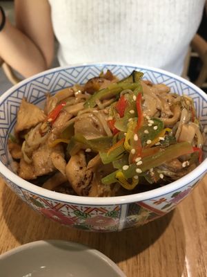 Beef rice at Maruyama 丸山精进料理 in Shanghai
