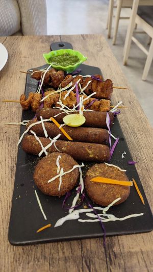 Mock Meat Platter at Rare Earth - The Vegan Cafe in Mumbai