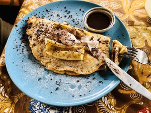 The best pancake ever! at Potato Cafe & Kitchen in Koh Lanta