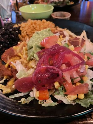 Vegan enchiladas  at Popocatepetl in Breda